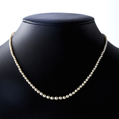 Collier orientpärlor 