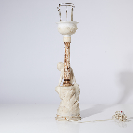Bordslampa alabaster