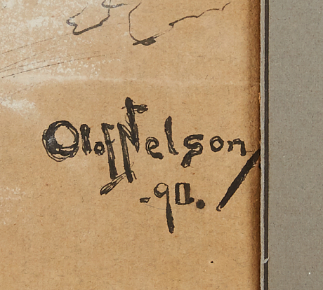 Olof Sager-Nelson, Klassiskt svenskt måleri