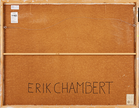 Erik Chambert oljemålning Konkret konst