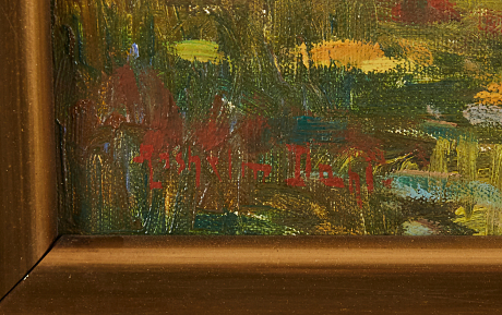 Anshelm Dahl oljemålning