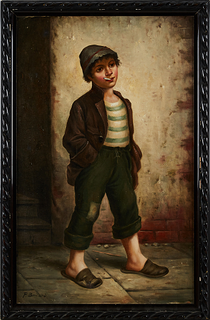 Francois Xavier Bricard oljemålning