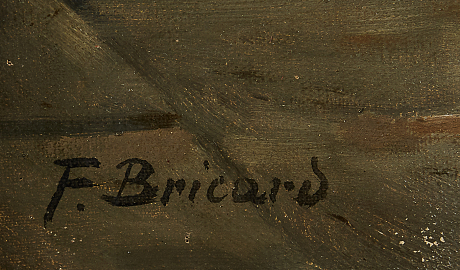 Francois Xavier Bricard oljemålning