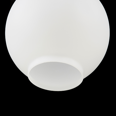 Taklampa frostat glas