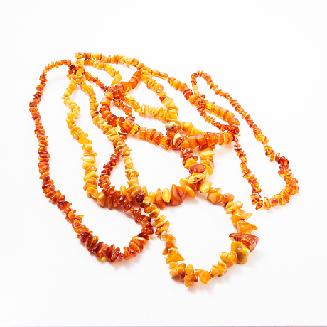 Halsband bärnsten