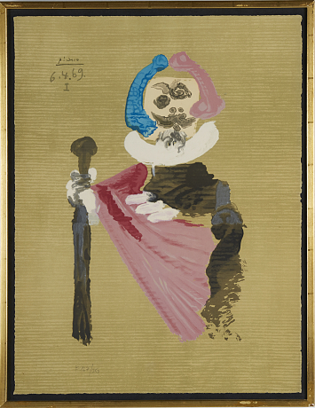 Färglitografi Pablo Picasso