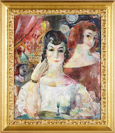 Jules Schyl olja på duk 1919