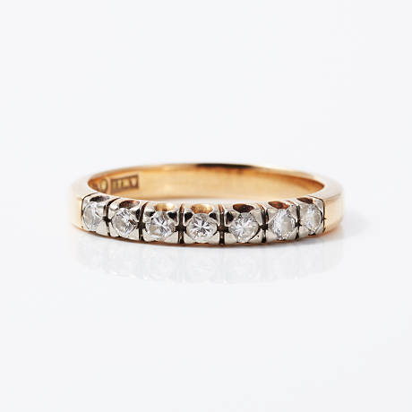 Ring 18 k guld diamanter