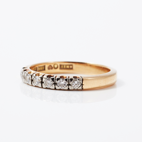 Ring 18 k guld diamanter