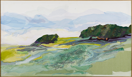 Oidentifierad konstnär textilkonstverk