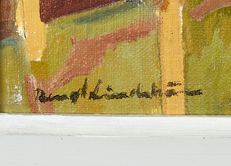 Bengt Lindström oljemålning