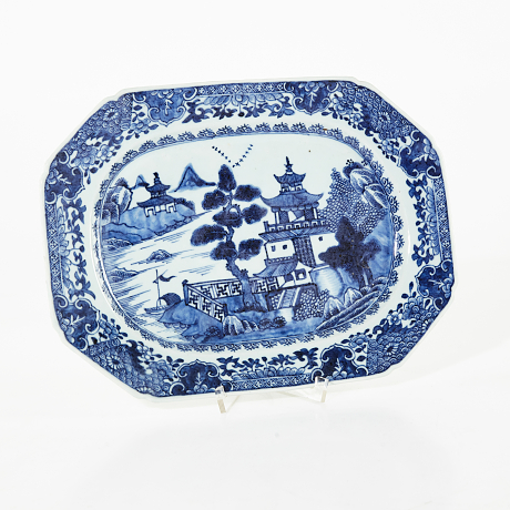 Uppläggningsfat Kina 1700-tal 