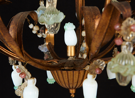 Ljuskrona stomme i metall 1900-talets andra hälft