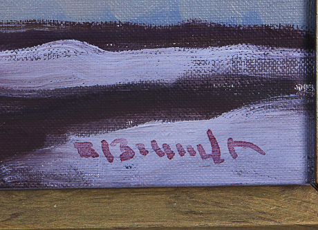 Carl Brandt oljemålning