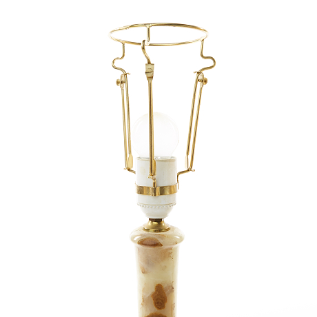 Bordslampor i onyxcalcit