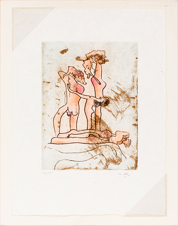 ROBERTO MATTA (Chile, 1911-2002): Figuromposition,