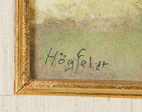 Robert Högfeldt oljemålning