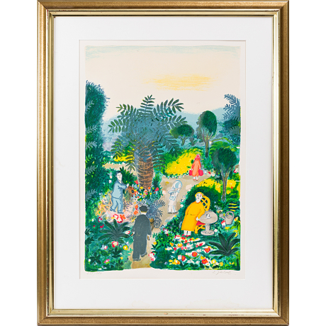 Lennart Jirlow färglitografi