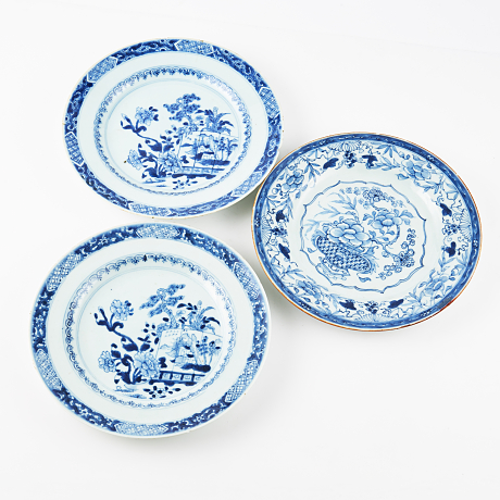 Tallrikar Kina 1700-tal