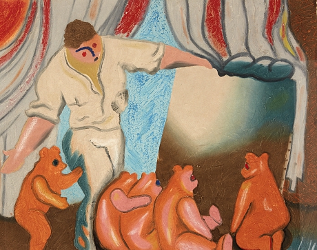 Sandro Chia carborundum etsning