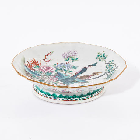 Skål på fot Kina 1800-tal