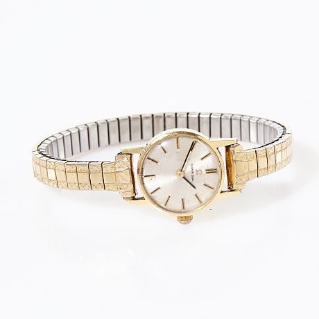 Omega damarmbandsur i 14 k guld