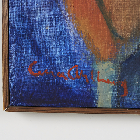 Lena Ahlberg oljemålning