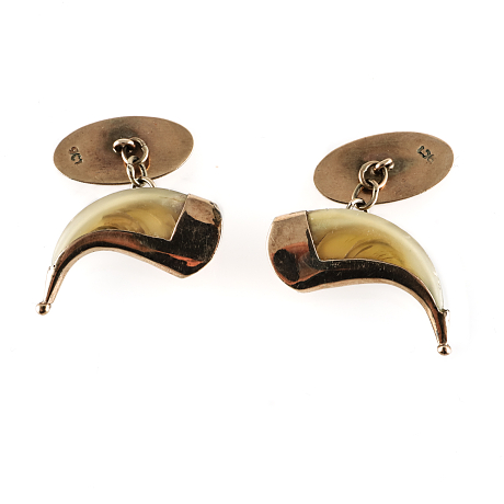 Manchettknappar 9 k guld 