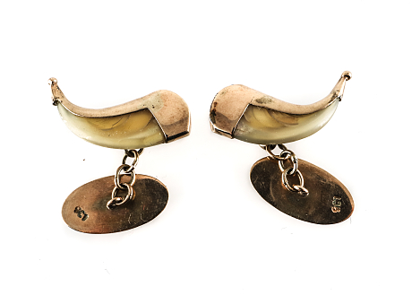 Manchettknappar 9 k guld 