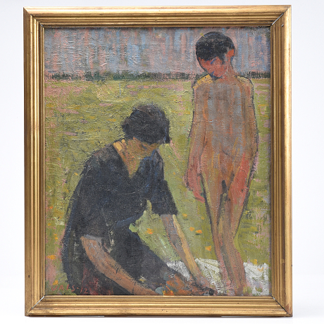 Jais Nielsen oljemålning