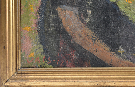 Jais Nielsen oljemålning