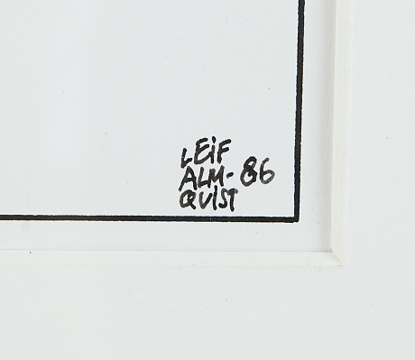 Leif Almqvist teckning
