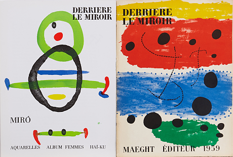 Derrière le Miroir Joan Miró färglitografier
