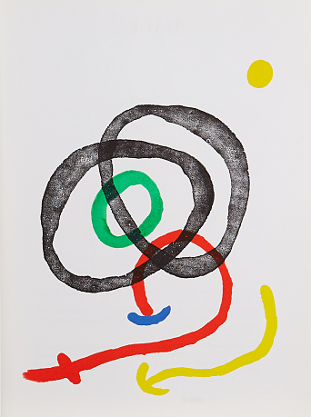 Derrière le Miroir Joan Miró färglitografier