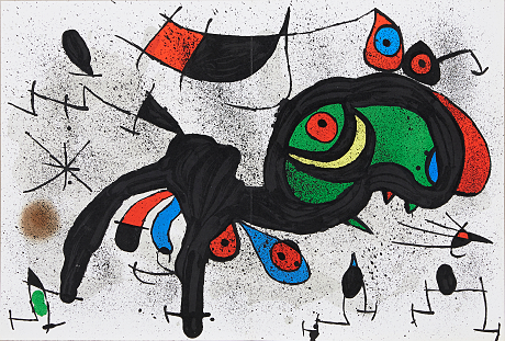 Joan Miró litografi