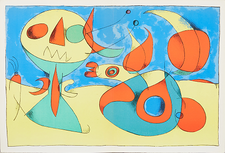 Joan Miró litografi