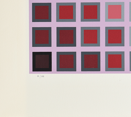 Victor Vasarely Färgserigrafi