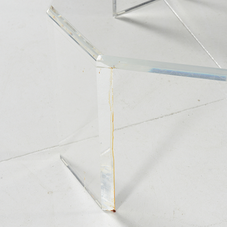 Soffbord plexiglas 1900-tal