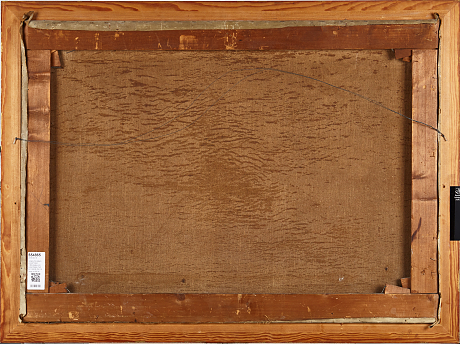 Oidentifierad konstnär oljemålning