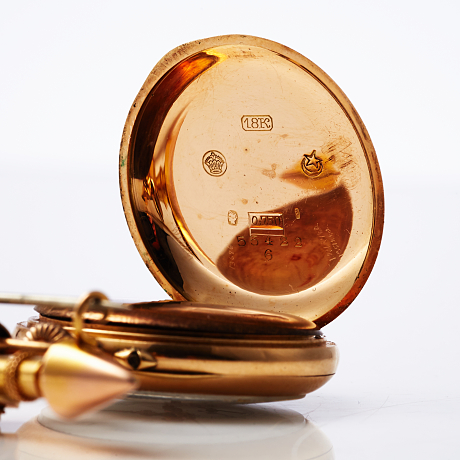 Damfickur broscj 18 k guld