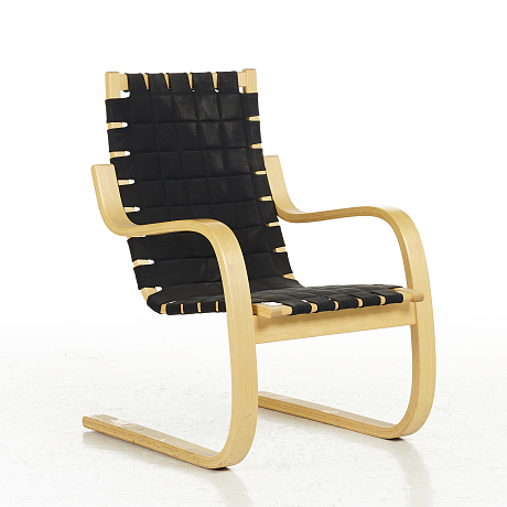 Alvar Aalto fåtölj, modell 406, Artek Finland