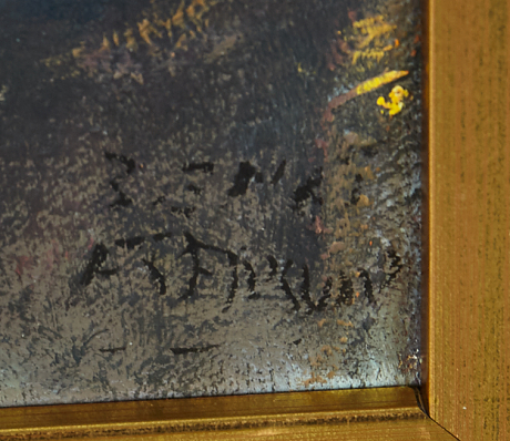 Bengt Fransson oljemålning