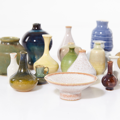 Miniatyrer, bl a Gunnar Nylund