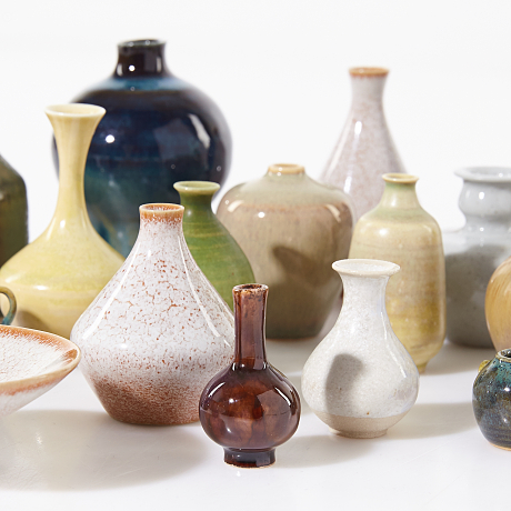 Miniatyrer, bl a Gunnar Nylund