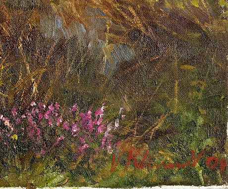 Vjeteslav Kliuchnikov oljemålning