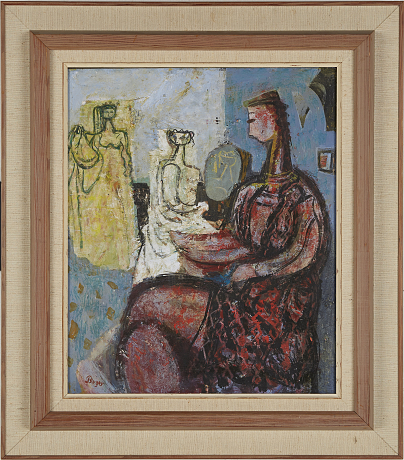 Birger Birger-Ericson oljemålning