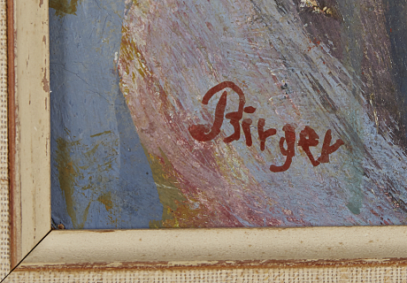 Birger Birger-Ericson oljemålning