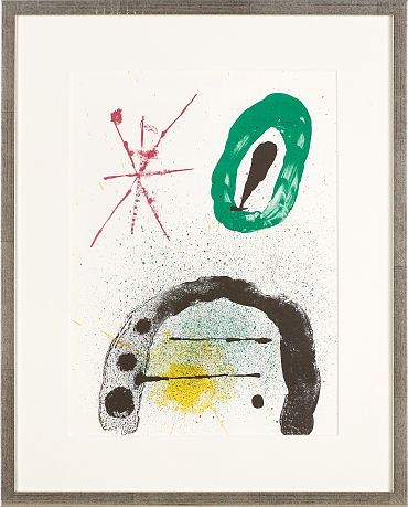 Joan Miro färglitografi
