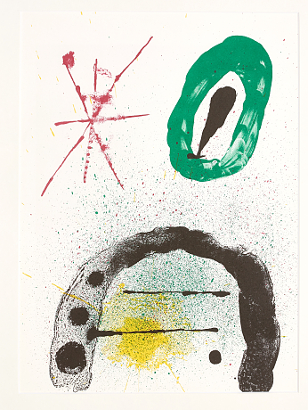 Joan Miro färglitografi