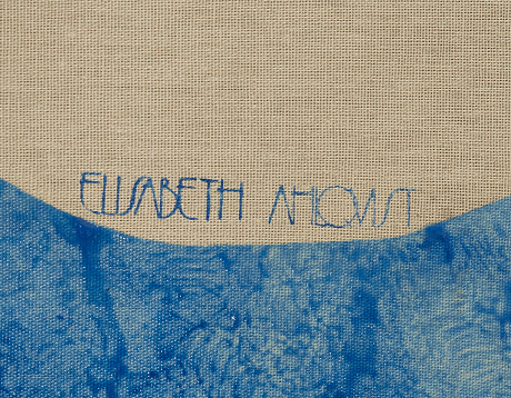 Elisabeth Ahlqvist blandteknik med textil